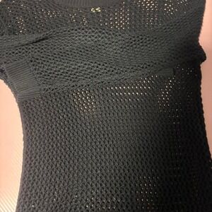 Black woven Micheal Kors long sleeve sweater